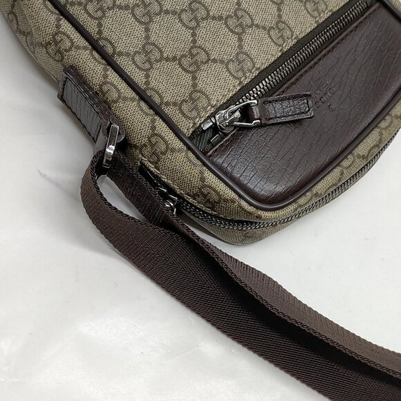 Authentic Gucci Crossbody bag Brown PVC mn348-013026 - Picture 5 of 16